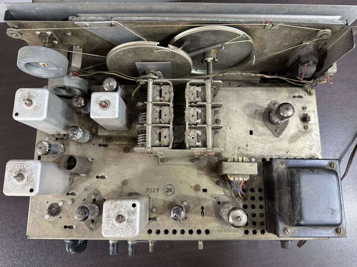 リ*ア様 TORIO 真空管式受信機 トランシーバー 9R-59 通電○ ジャン