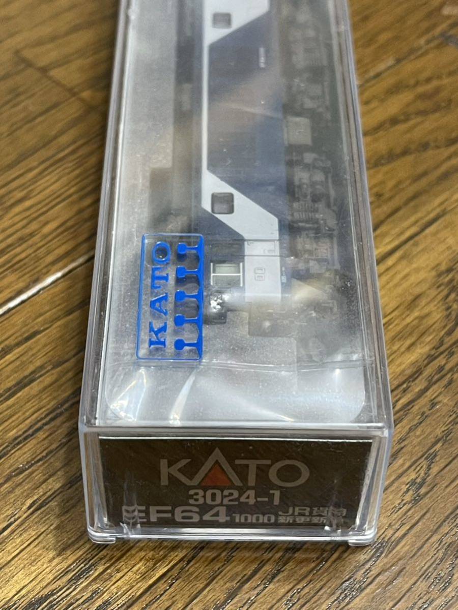 KATO Nゲージ 3024-1 EF64-1000 JR貨物 新更新色 1両 ウェザリング加工品(ナックルカプラ交換、金属手摺取り付け) 2013年製 中古ジャンク品
