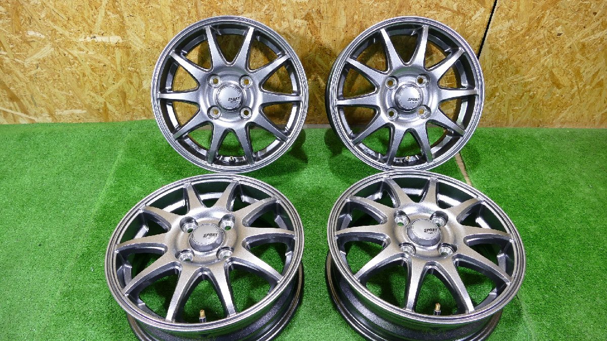R4122IS SPORTS ABELIA 13インチ アルミ ホイール 13×4.00B+43 100/4H 4本