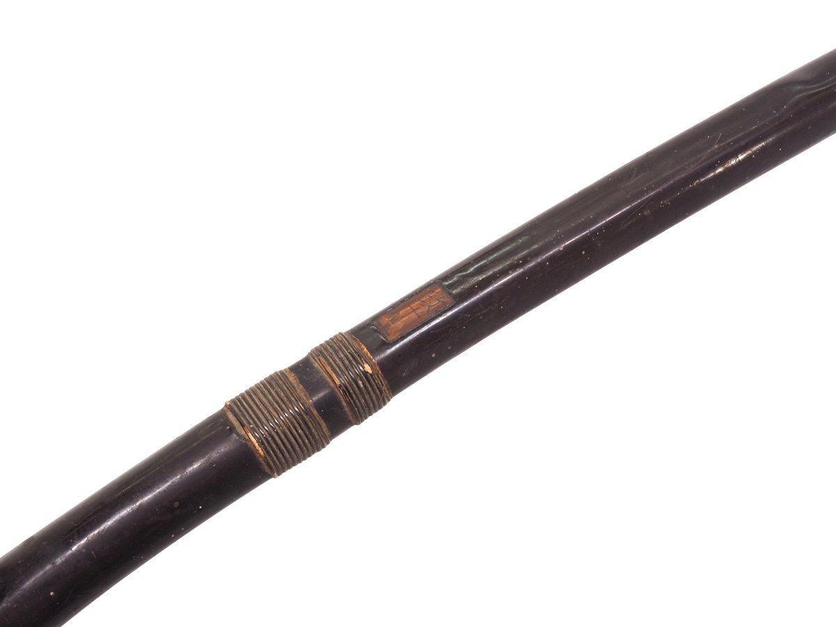 渡鹿庵】[政十郎] 14383 竹弓 塗弓 並寸 12.5kg ニベ接着 弓道 弓術 