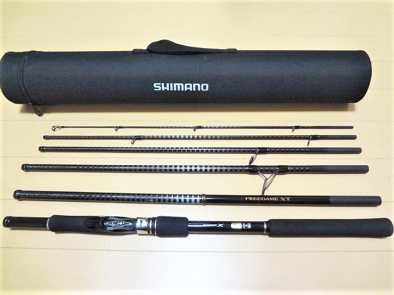 シマノ フリーゲームXT S100MH 6ピースパックロッド（美品） フリー