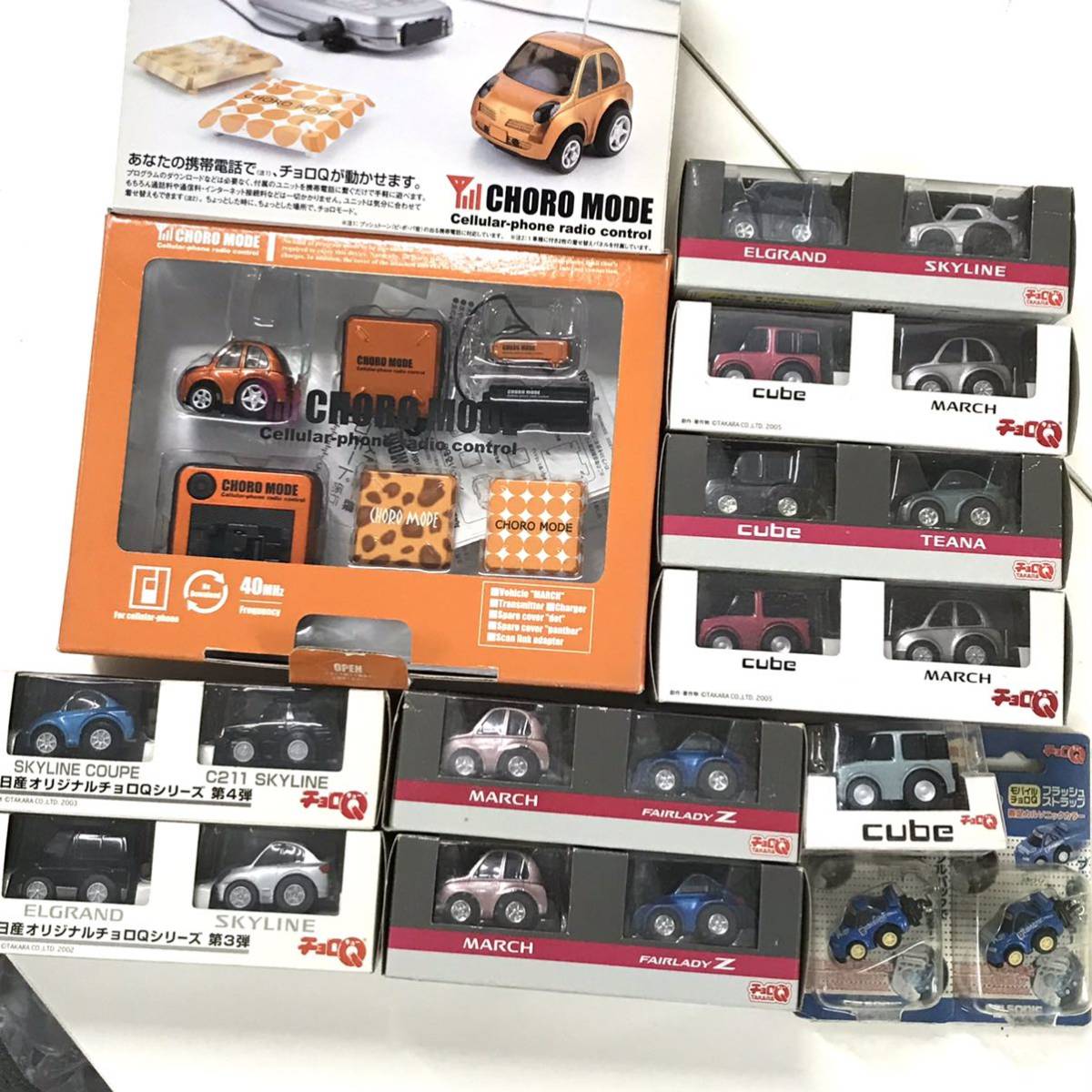 オークション出品予定　チョロQ 67台 チョロQ まとめ SKYLINE MARCH FAIRLADY CUBE TEANA ELGRAND