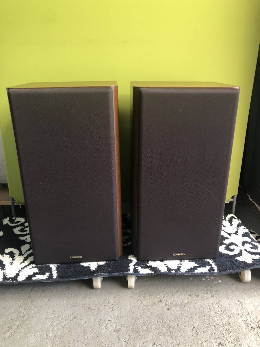中古☆ONKYO/オンキヨー☆スピーカー☆D-77FRX☆3way☆ペア☆ブック