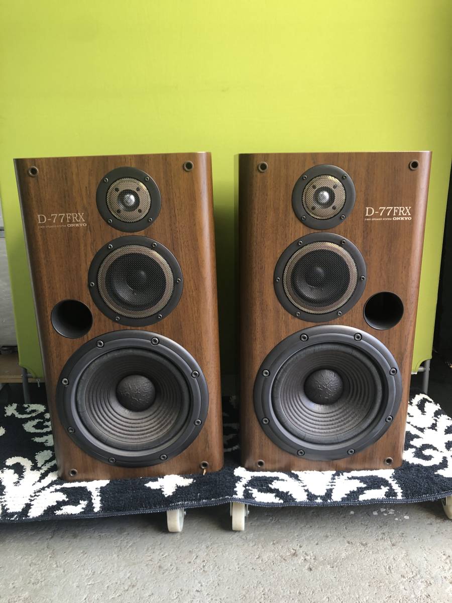 中古☆ONKYO/オンキヨー☆スピーカー☆D-77FRX☆3way☆ペア☆ブック