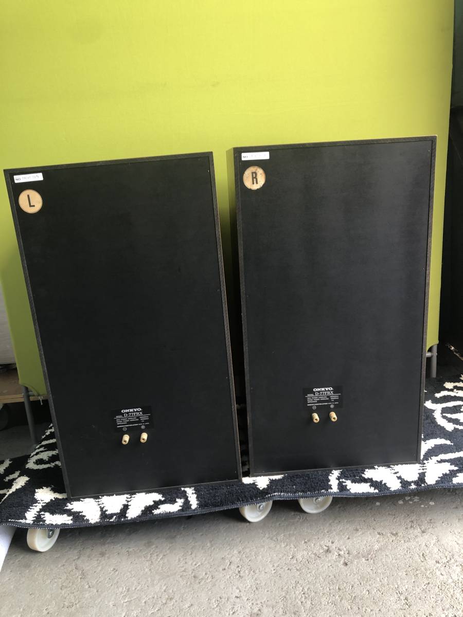 中古☆ONKYO/オンキヨー☆スピーカー☆D-77FRX☆3way☆ペア☆ブック