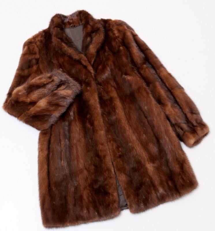 GN7541#最高級毛皮*MINK*デミバフミンク*ファーコート*ミドルコート*リアル