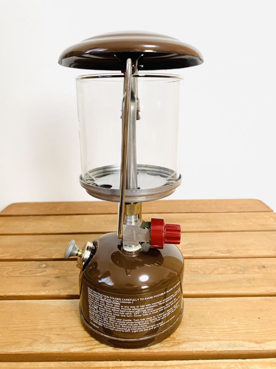 ☆ピカピカ美品！使用歴少☆コールマン Coleman222ランタン 1982年1月