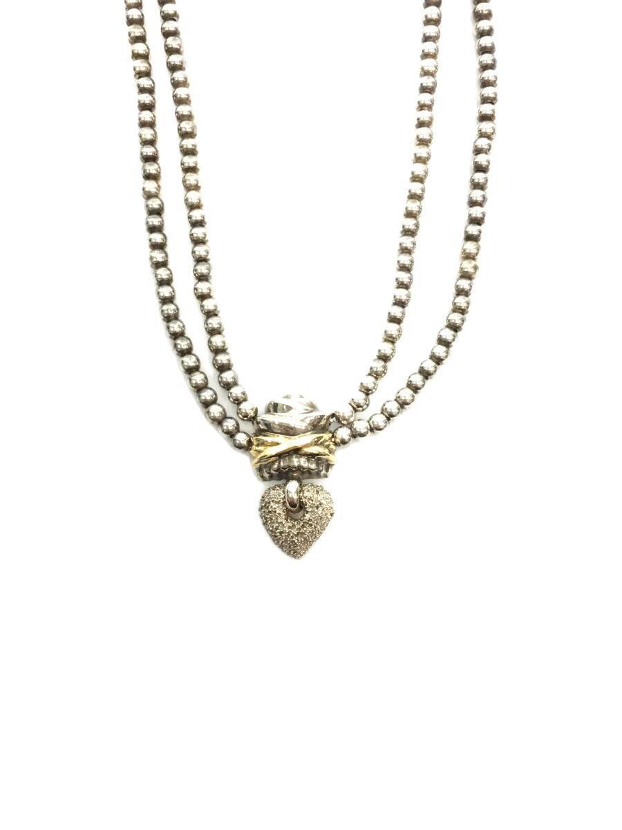 Folli Follie◆ネックレス/SV950/SLV/トップ有/メンズ