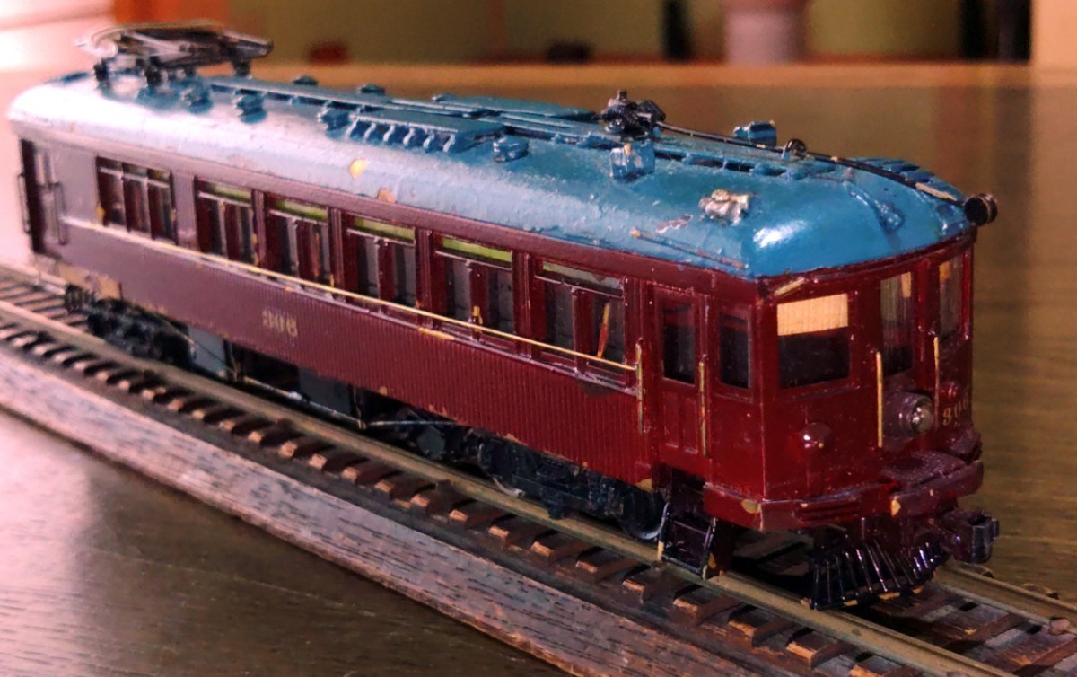 メーカー不明 金属製 米国型インタアーバン ジャンク品 自分でレストア出来るクラフツマン向け (商品説明文を完全熟読願います)