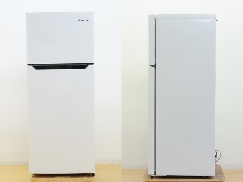 東ハ: ハイセンス 2ドア 冷凍冷蔵庫 120L HR-B1201 2018年 大型ドア 