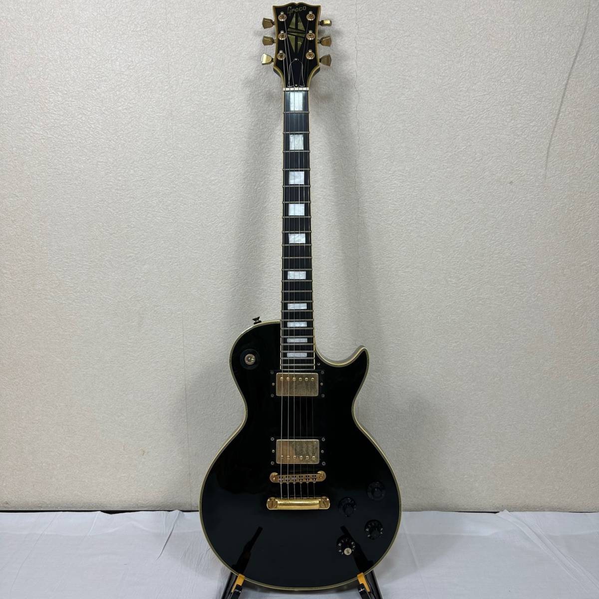 グレコ Greco レスポールカスタム GRECO ダイヤモンドインレイ ジャパンヴィンテージ ハードケース Custom EGC レスポール - Paul Les 国産 ダイヤモンドインレイ！グレコ トーチ