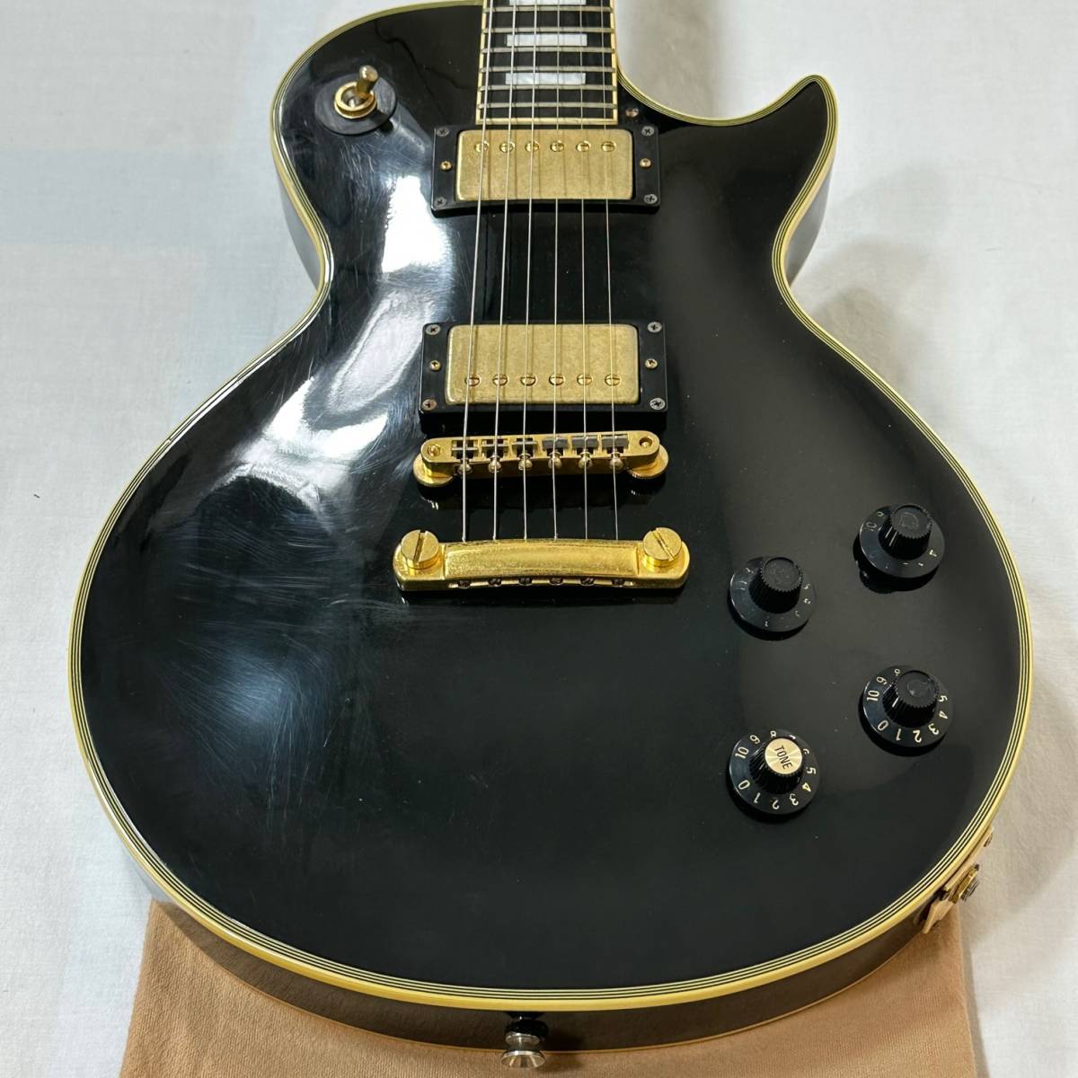 グレコ Greco レスポールカスタム GRECO ダイヤモンドインレイ ジャパンヴィンテージ ハードケース Custom EGC レスポール - Paul Les 国産 ダイヤモンドインレイ！グレコ トーチ