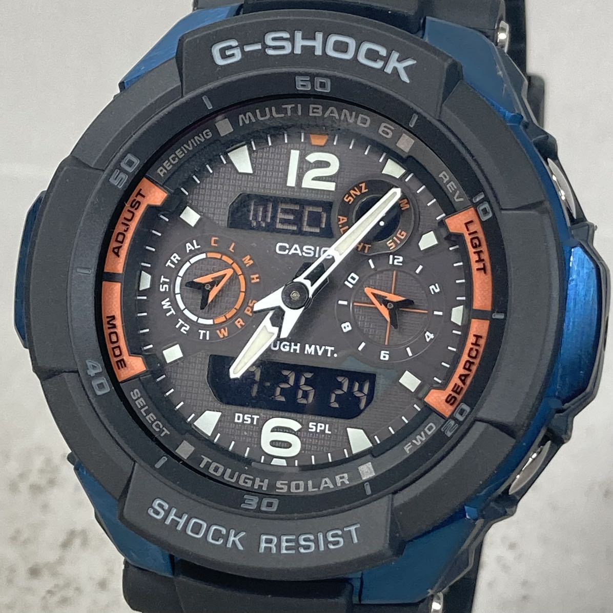 希少 極美品G-SHOCK GW-3500B-2AJF スカイコックピット タフソーラー  