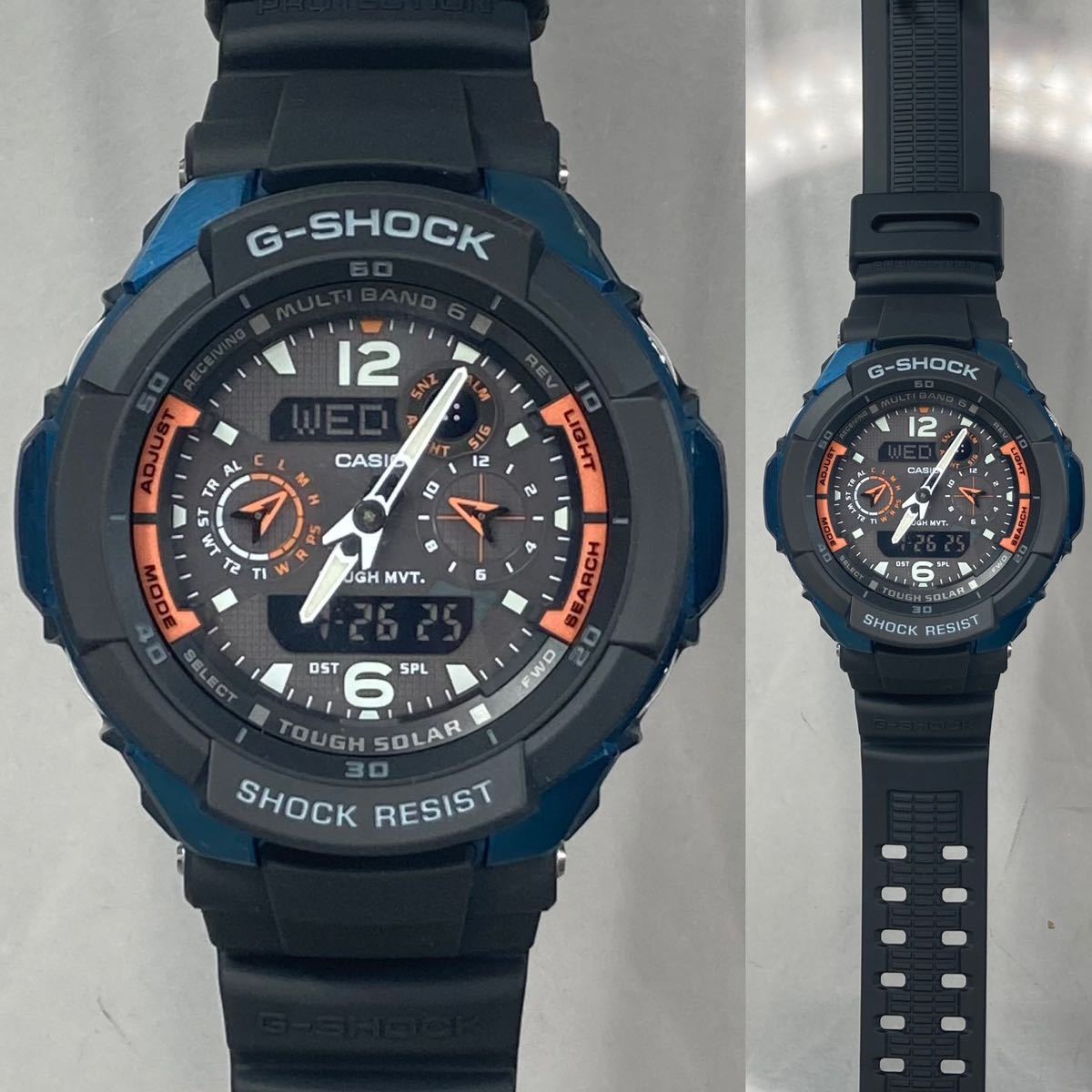 希少 極美品G-SHOCK GW-3500B-2AJF スカイコックピット タフソーラー 