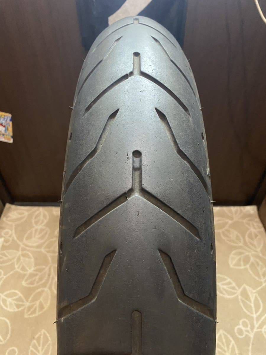 中古MCタイヤ 2021年製造 DUNLOP D408 HARLEY-DAVIDSON 130/60B21 ダンロップ ハーレー 130 60 21 1421 M2634