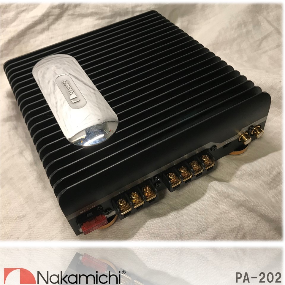 ナカミチ パワーアンプ PA-302S (80W x2 ch) 超低ノイズ ピアニシモ