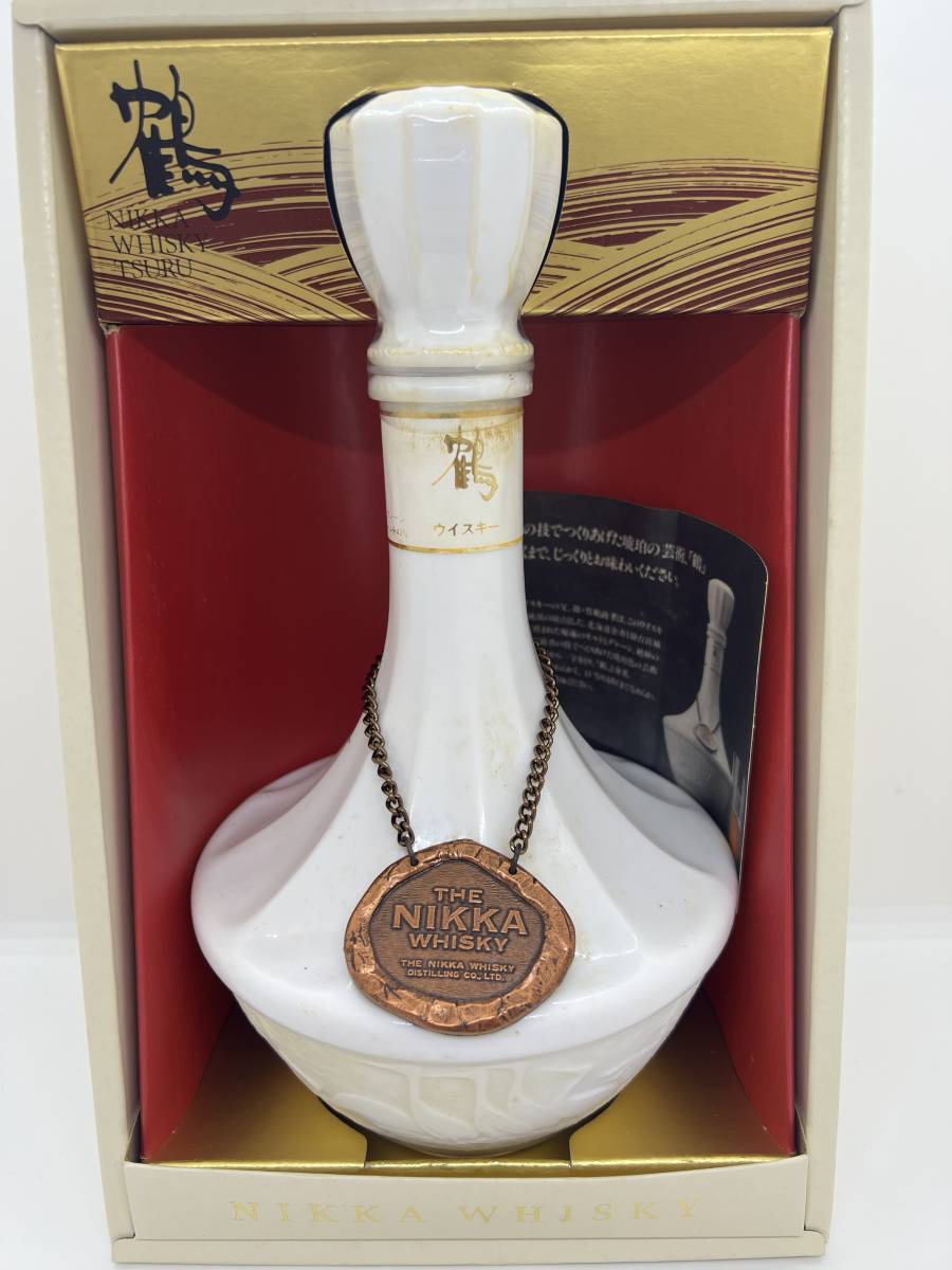 未開栓】ニッカウィスキー 鶴 700ml 陶器ボトル 箱入り 【公式通販】