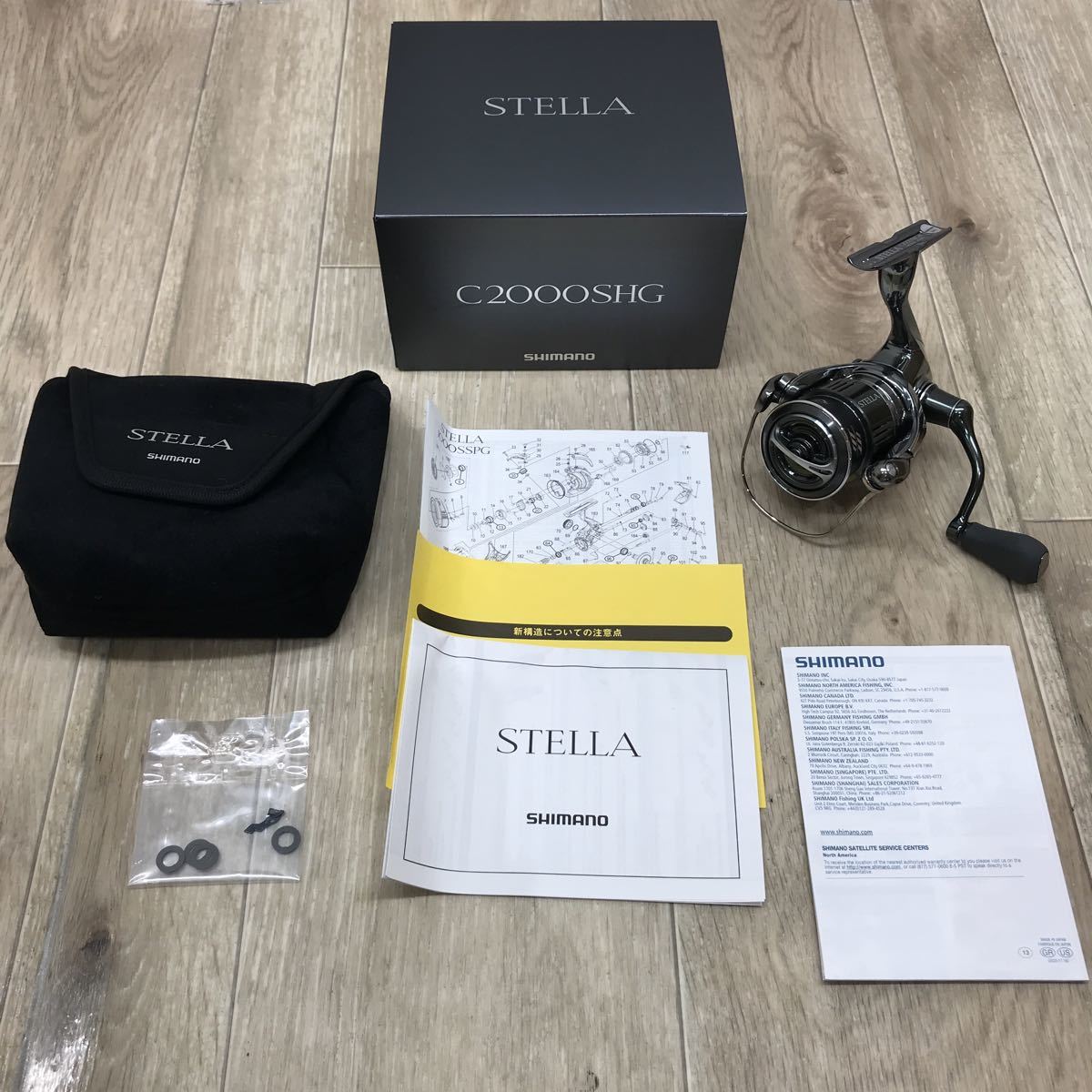 190 D 1円〜 釣り SHIMANO STELLA C2000 SHG シマノ ステラ スピニング