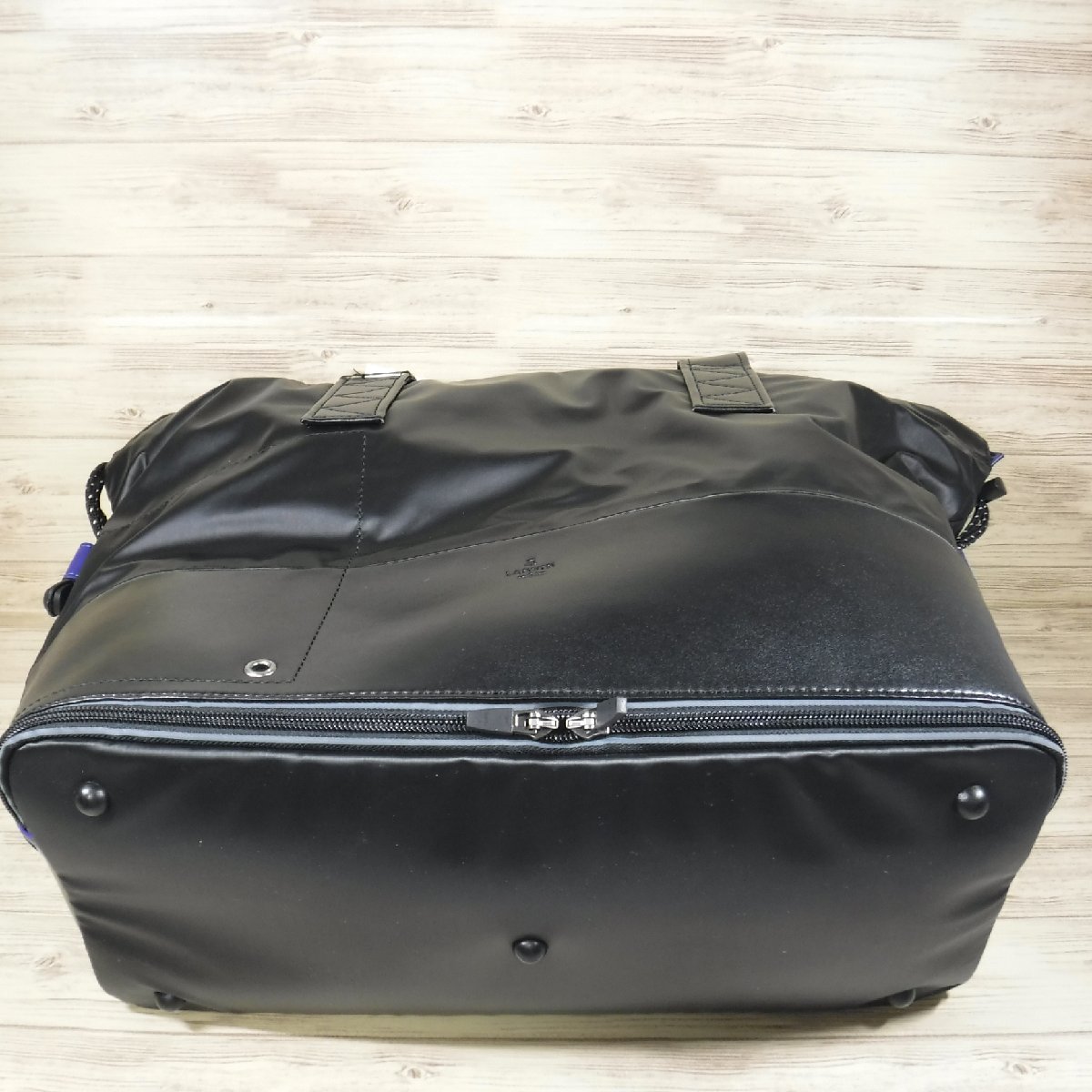 BB118 ランバンオンブルー 定価27500円 新品 黒 トートバッグ シューズ 