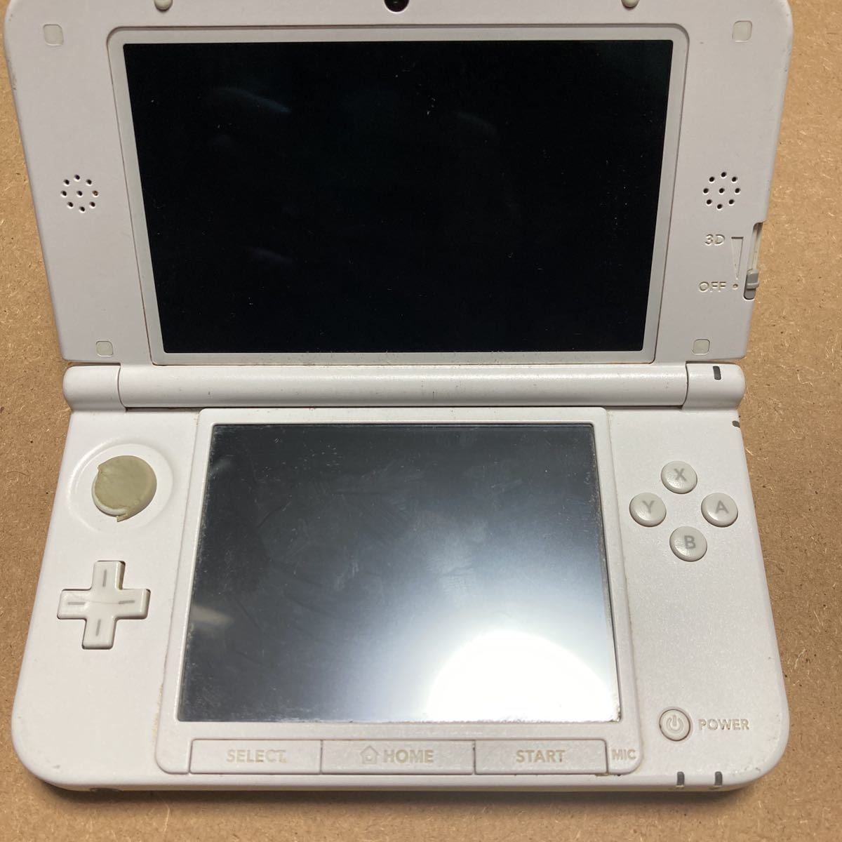 3DSLL ホワイト ジャンク 本体 訳あり ポケモンバンク(ニンテンドー3DS  