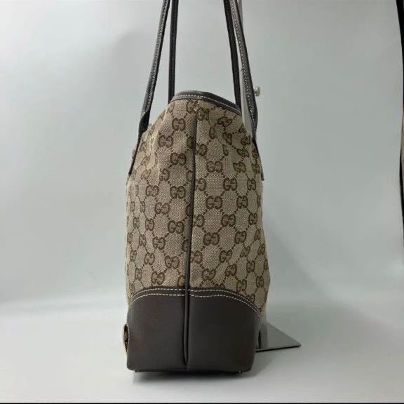 美品GUCCI トートバッグ GG インターロッキング キャンバス 肩掛け可