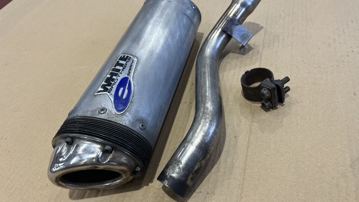 希少！】XLR250R〔MD22〕ホワイトブロスマフラー ホワイトブロス Yahoo