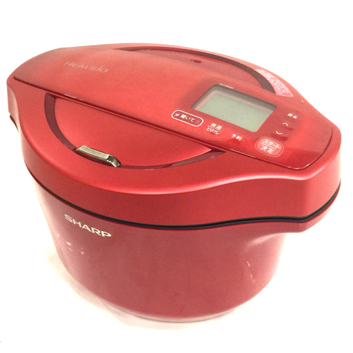 1円 SHARP KN-HW24C-R HEALSIO ホットクック 無水 水無し 自動調理鍋 動作確認済み