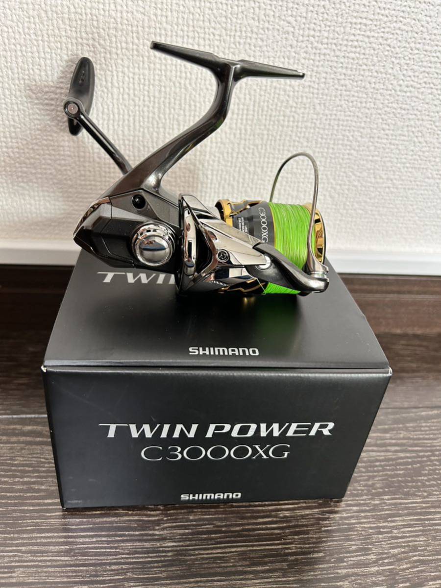 SHIMANO TWIN POWER C3000XG スピニングリール 20年 インプレ第二