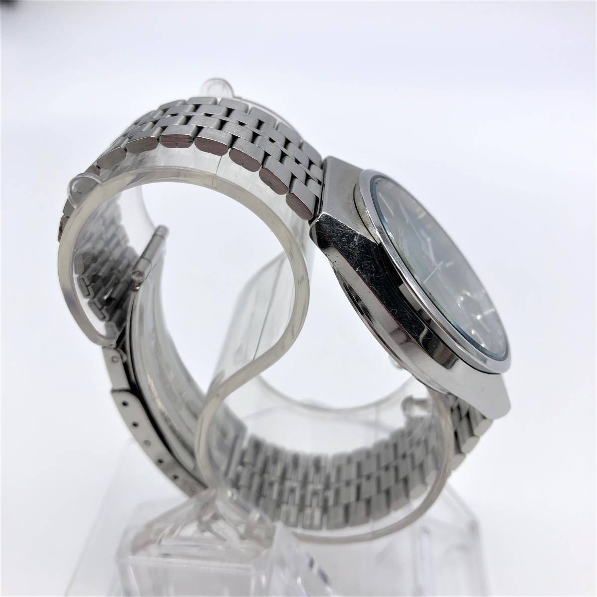 中古品】SEIKO セイコー TYPEⅡ タイプ2 8223-8000 腕時計 緑文字盤
