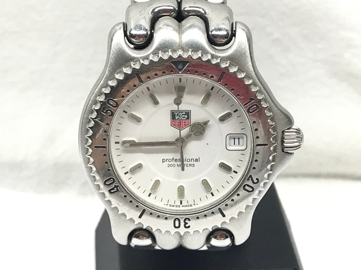 電池交換済み 稼働品 TAGHEUER タグホイヤー 200m デイト 電池交換済み 稼働品 TAGHEUER タグホイヤー 200m デイト