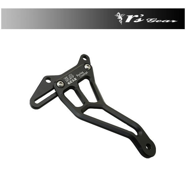 クリアランス早割 アールズギア サイレンサーステー ブラック ZX-25R