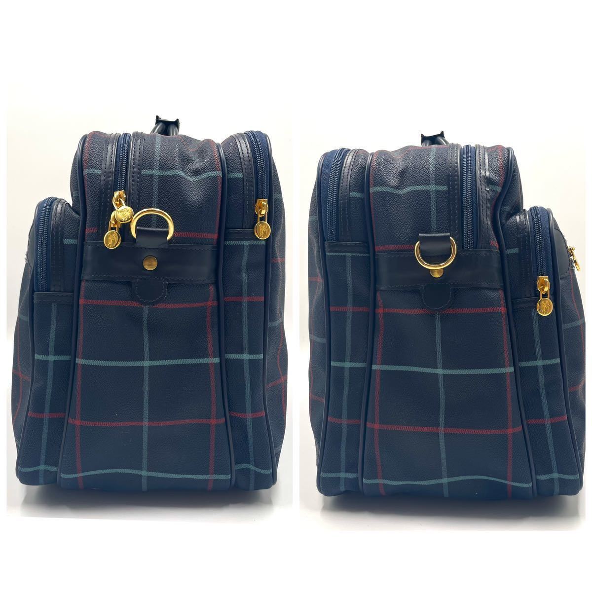 バーバリーブラックレーベル ビジネスバッグ ノバチェック ブルーステッチ トート バーバリーブラックレーベル ビジネスバッグ ノバチェック ブルー