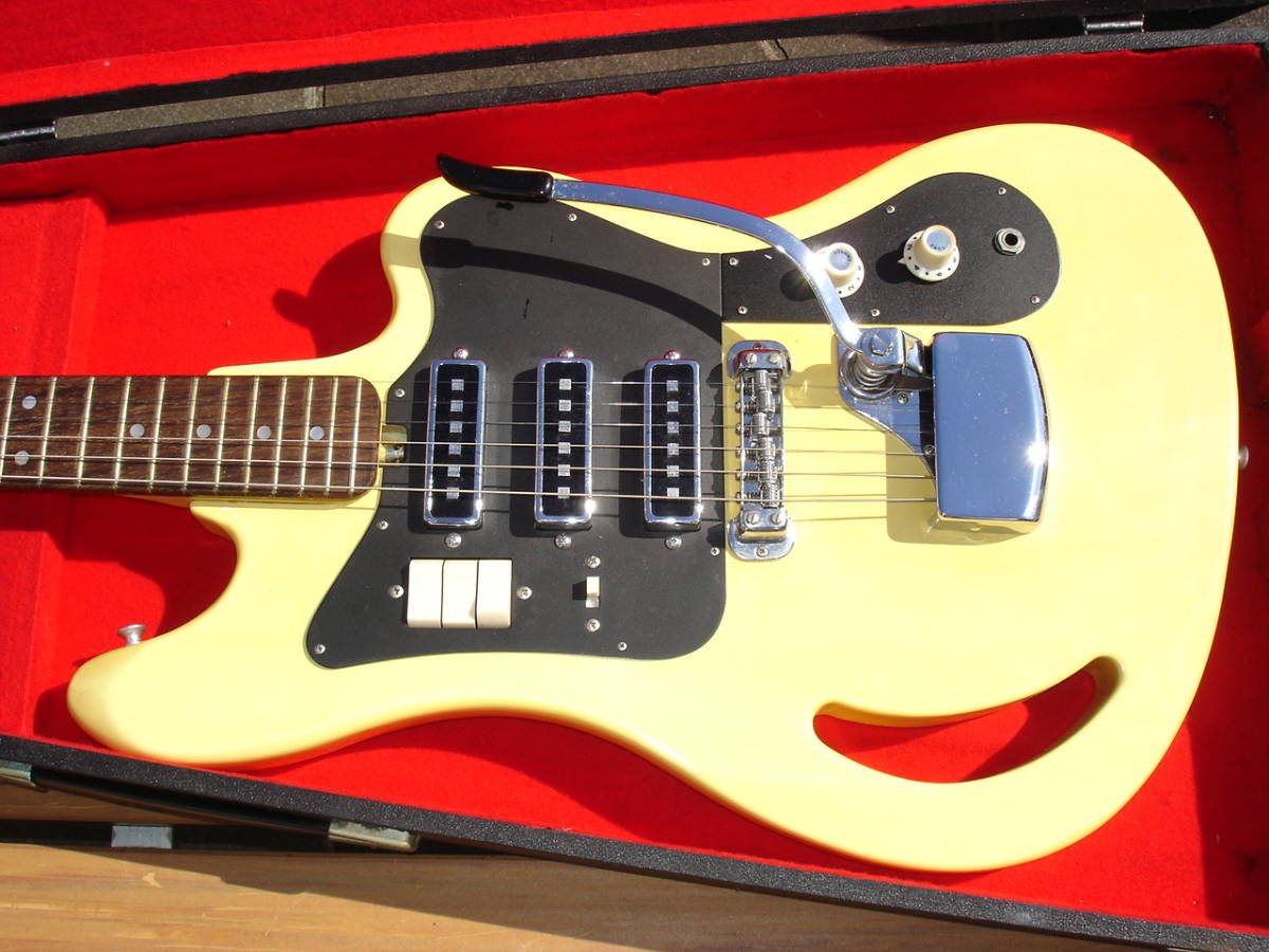 1960年代製 TEISCO TG-64 テスコ ビザールギター 希少色 美品 加山雄三 