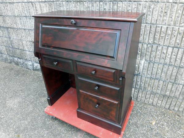 ■北海道 神居民芸家具 ドレッサービューロ 樺材