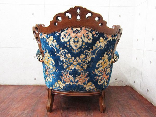 □美品□イタリア最高級□ロココ様式□鋲打ち□彫刻/レリーフ□透かし