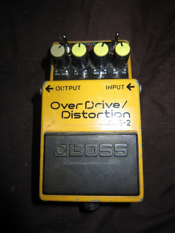 BOSS ボス OS-2 Over Drive Distortion オーバードライブ ディストーション スイッチ追加あり