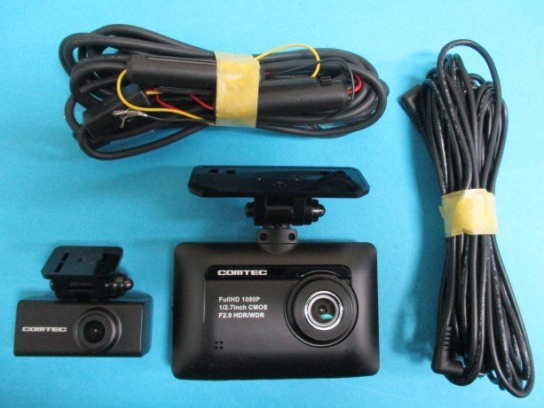 ▼【A】ドライブレコーダー COMTEC コムテック 前後2カメラ 【 ZDR-015 】 駐車監視 2.8型フルカラー FullHD ドラレコ SDカード欠品 中古品