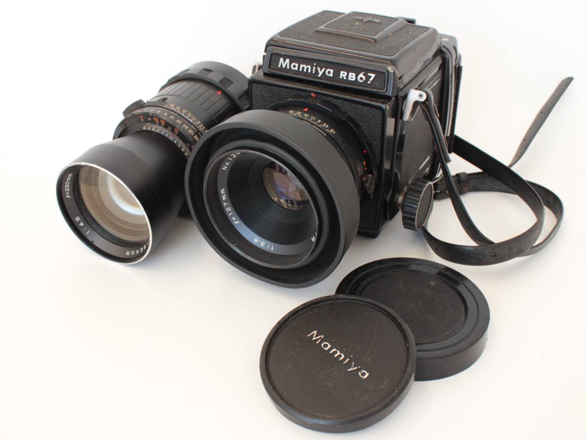 Mamiya RB67 レンズ MAMIYA-SEKOR 1:3.8 f=127mm / 1:4.5 f=250mm マミヤ 中判カメラ フィルム