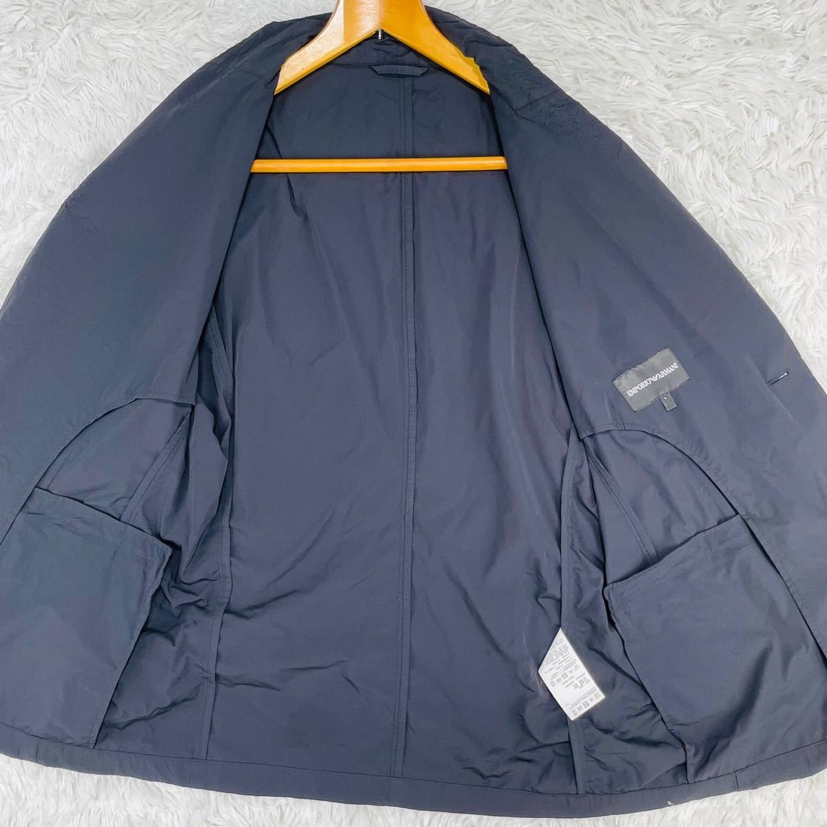 未使用級【L】超激シブ!圧巻のシワ加工!エンポリオアルマーニ EMPORIO