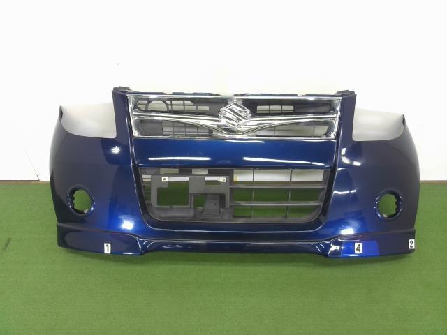 パレット CBA-MK21S フロント バンパー カバー ZJP 紺 個人宅配送不可 yatsu