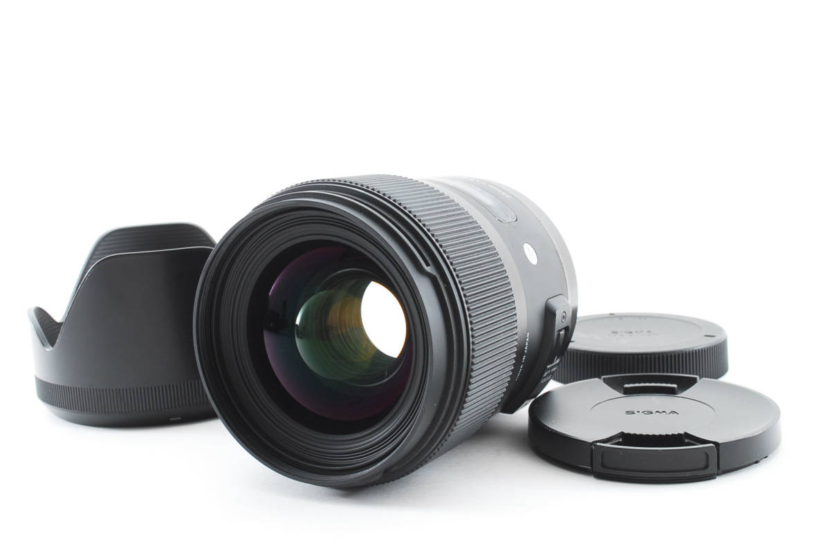 【完動美品】シグマ SIGMA 35mm f1.4 DG HSM Art Canon