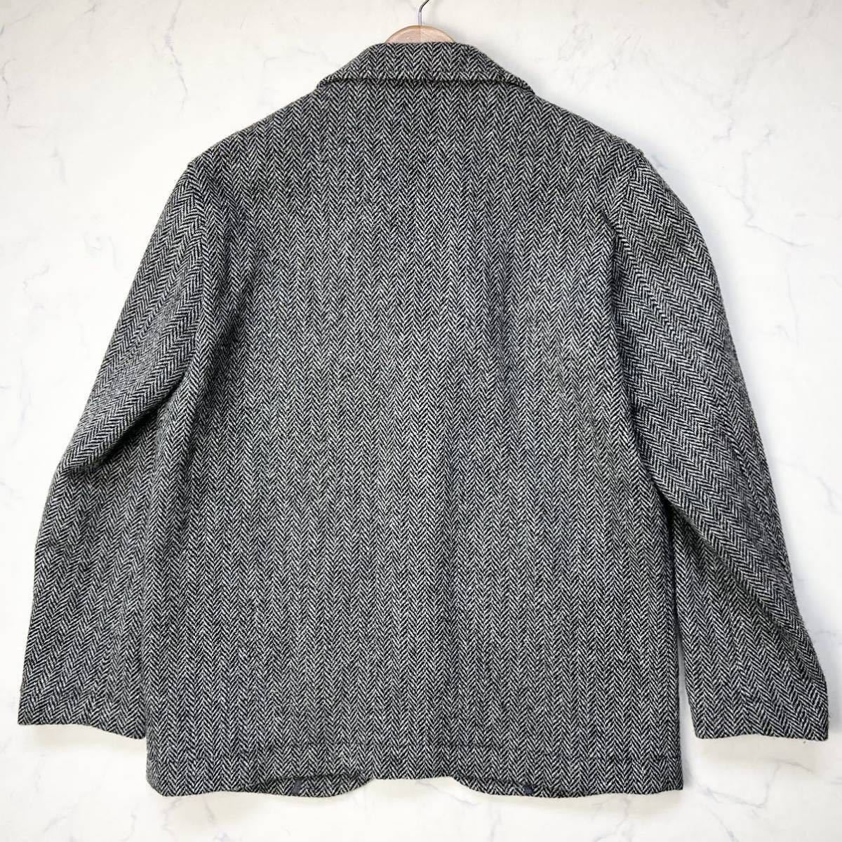 T14 KAVU〈ハリスツイード生地〉テーラード アンコンジャケット