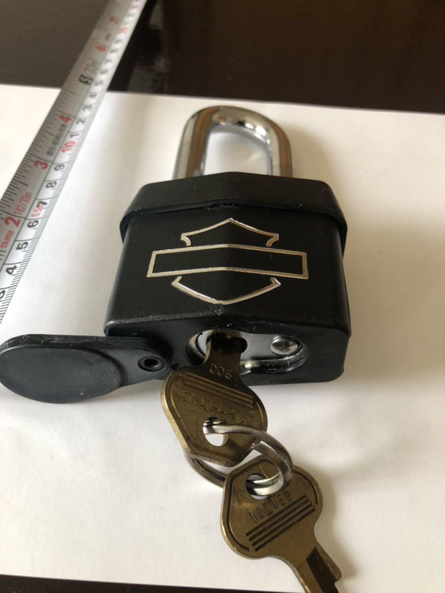 パドロック ハーレー 純正 バイク 部品 オプション 南京錠 パッド