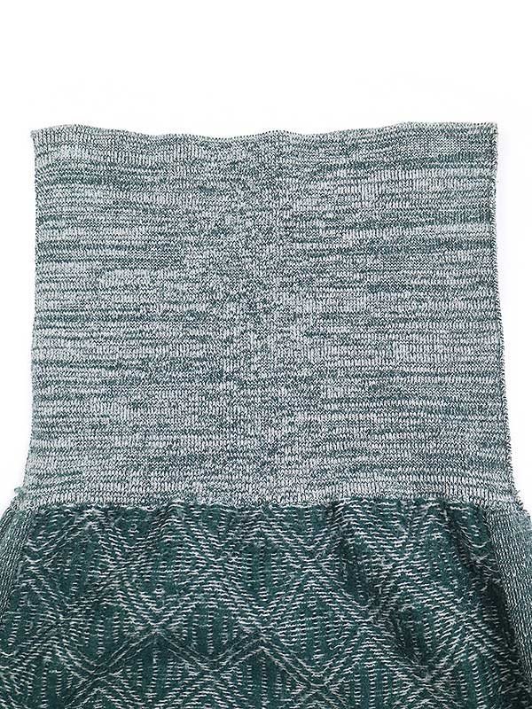 TOGA PULLA トーガ プルラ ミックスジャガードニットスカート グリーン  