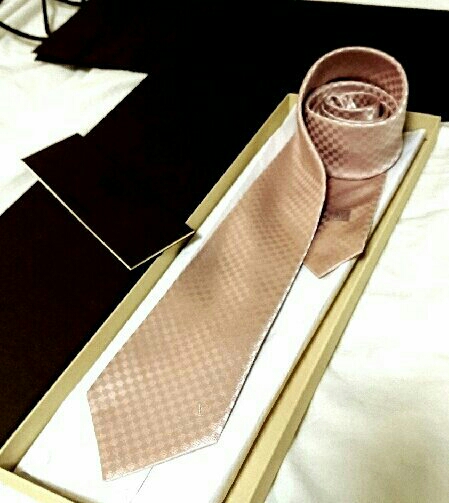 正規 ルイヴィトン クラヴァットダミエプティ ネクタイ 定価3万