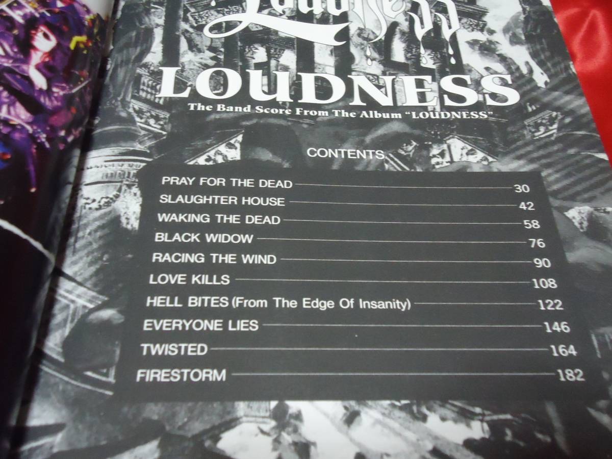 ☆LOUDNESS ラウドネス バンドスコア 高崎晃 樋口宗孝 山田雅樹 沢田