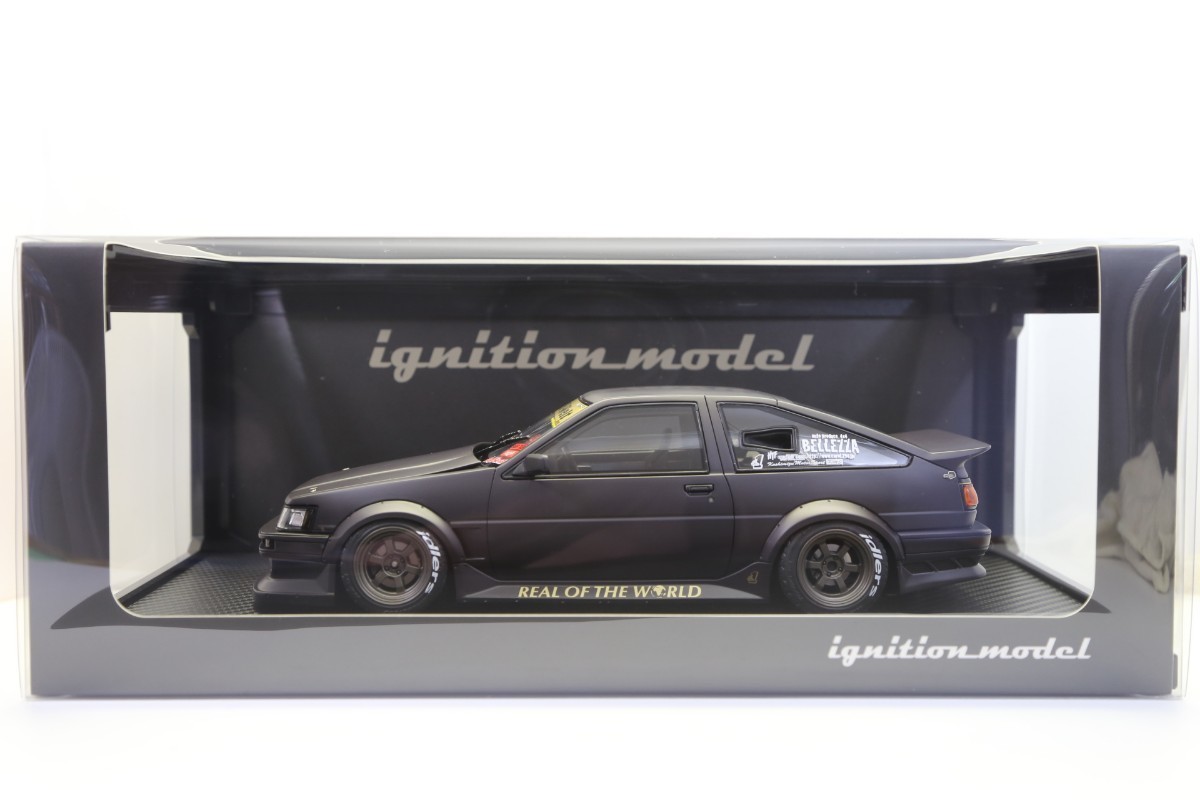 イグニッションモデル 1/18 RWB AE86 マットブラック TE37タイプ15 