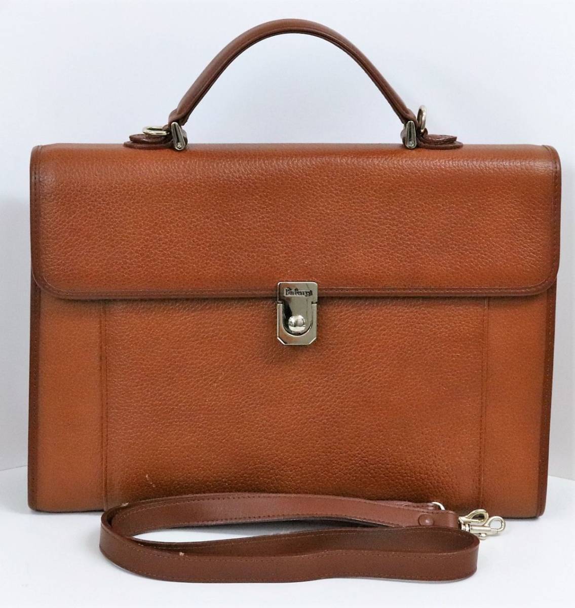 Burberrys バーバリーズ バーバリー 2WAY ブリーフケース ハンドバッグ ショルダーバッグ ロック式 ヴィンテージ ブラウン ◎4914-7