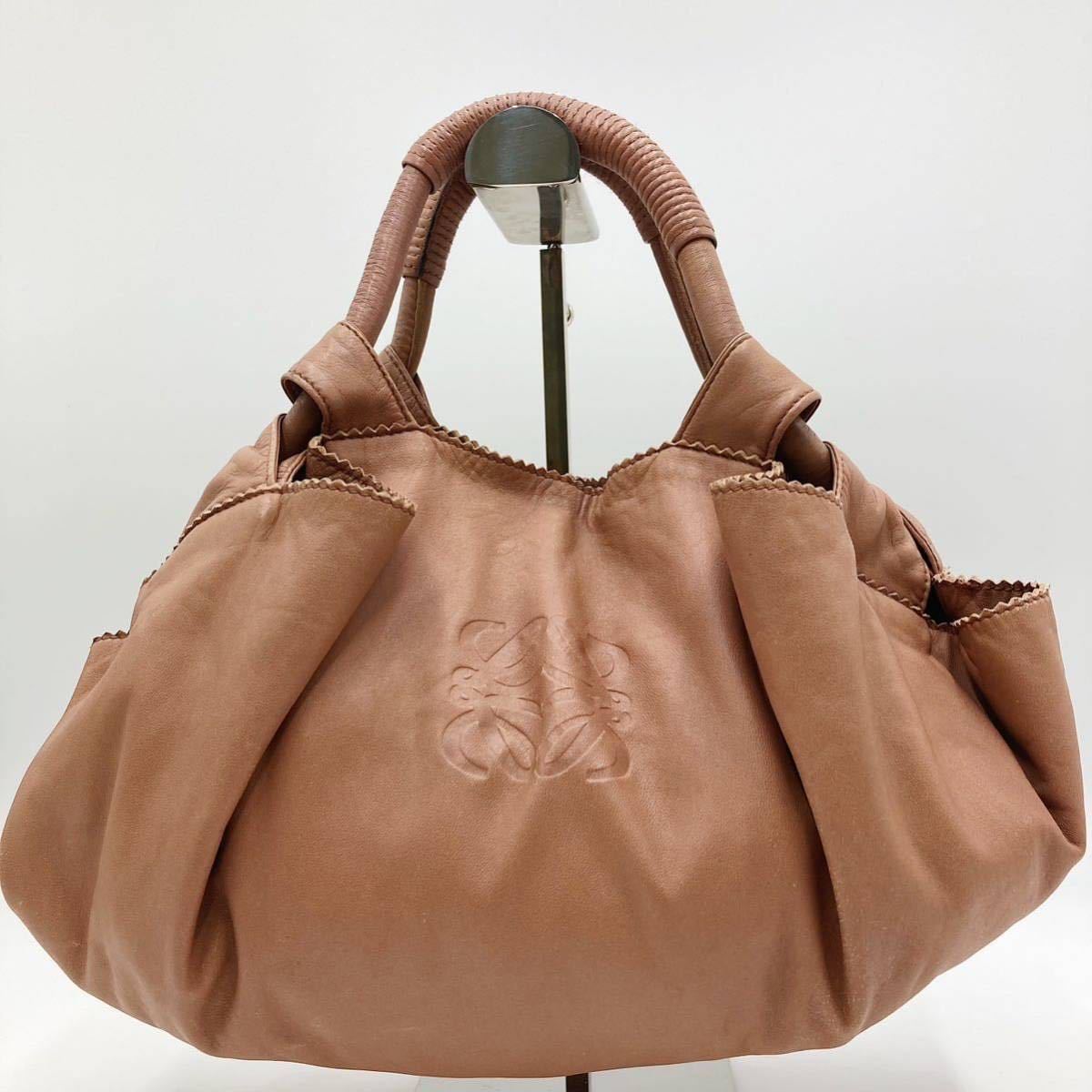 極上品 廃盤希少色】LOEWE ロエベ ハンドバッグ トートバッグ