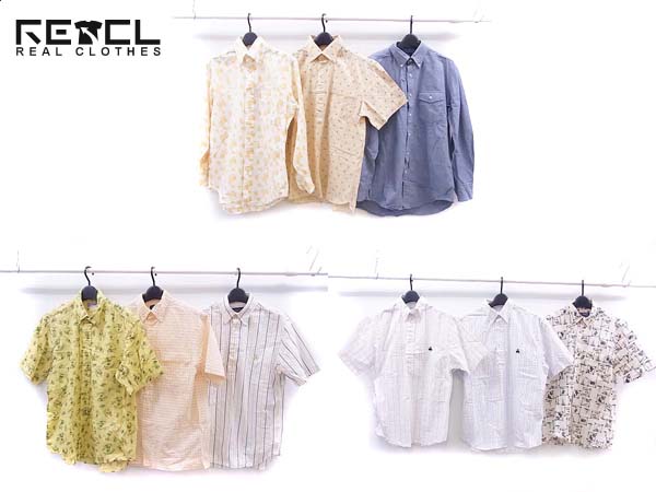 チャンプスラルフローレン/ブルックス等 半袖/長袖シャツ他 9点